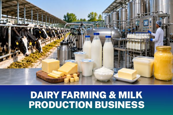 Dairy Farm Development Breed Selection, Feeding & Milk Production