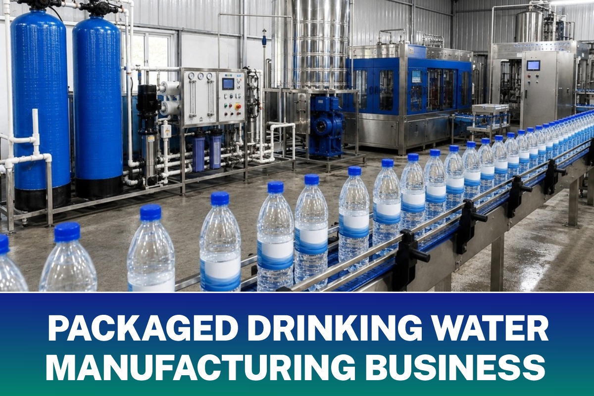 Packaged Drinking Water Manufacturing Process, Plant & Business